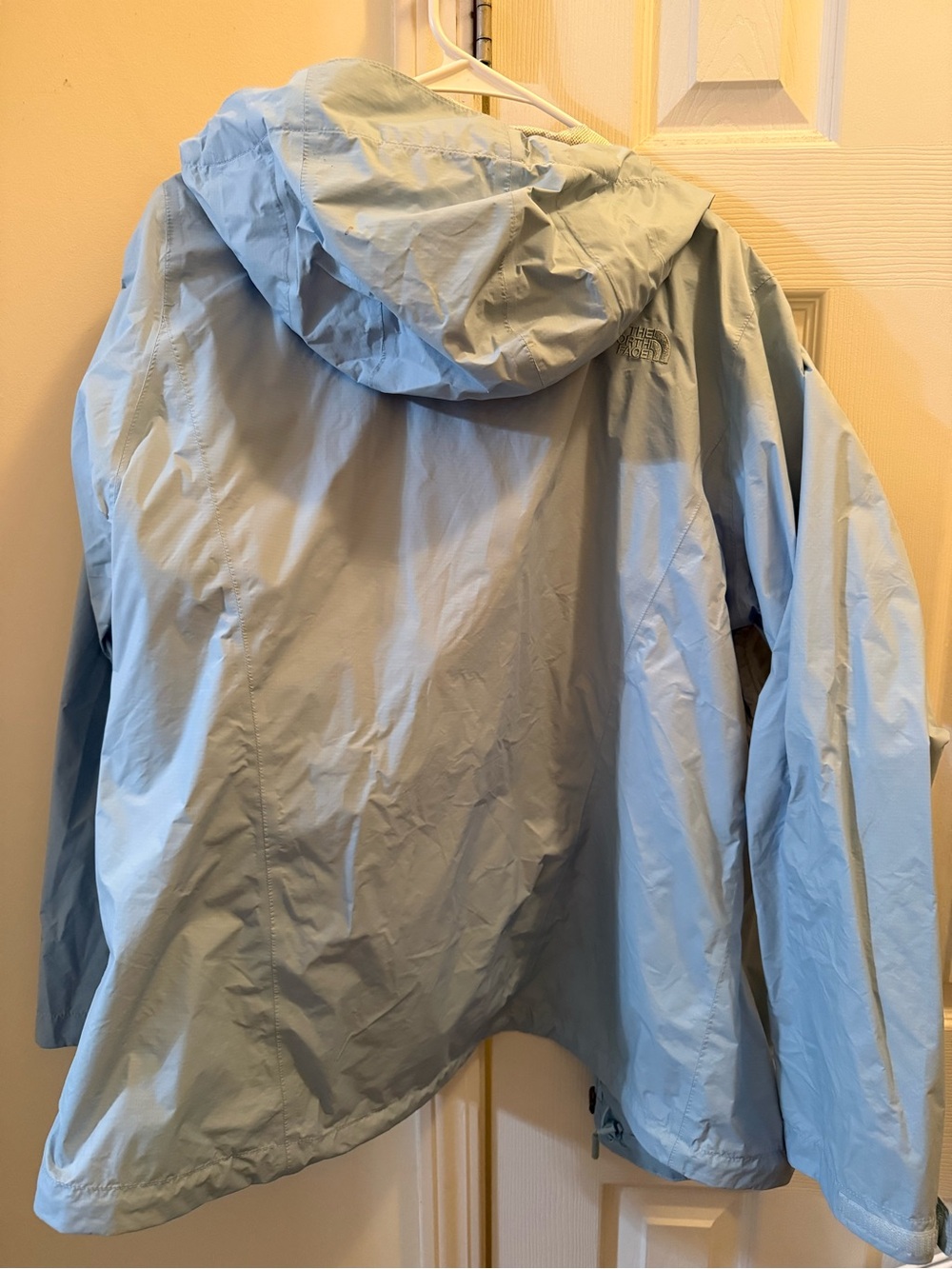 The North Face light blue rain jacket women’s - Picture 2 of 2